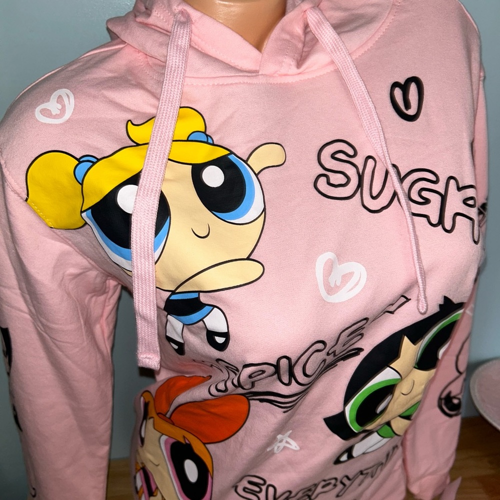 Power puff girls sugar Spice vintage sweatshirt hoodie shirt top long sleeve y2k - Picture 9 of 10